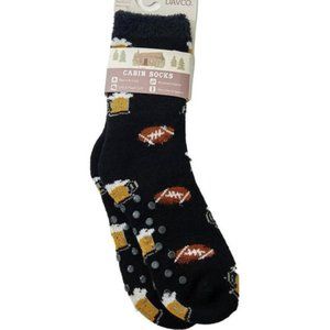 Davco "Football and Beer" Cabin Socks